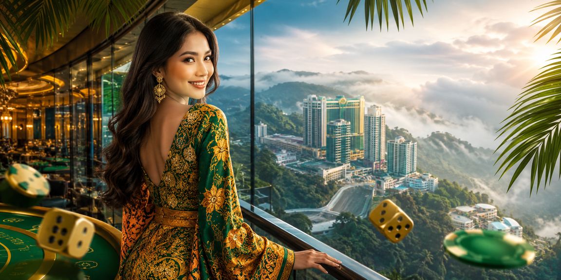 Entertainment and live match atmosphere at the Genting Highlands resort area