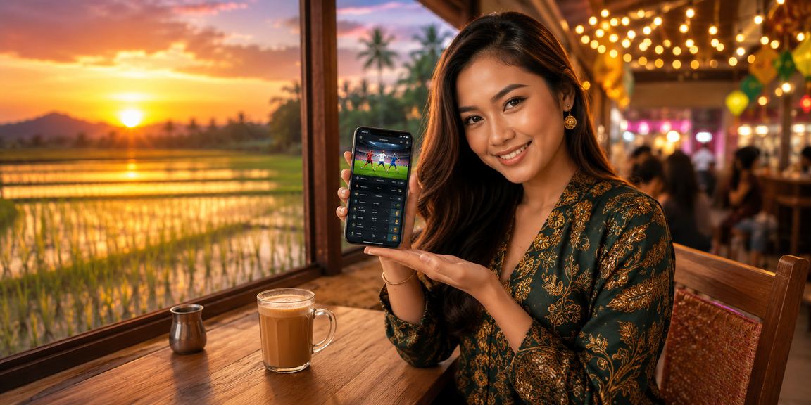 Malaysian player using the win4u app on an Android phone in Kedah